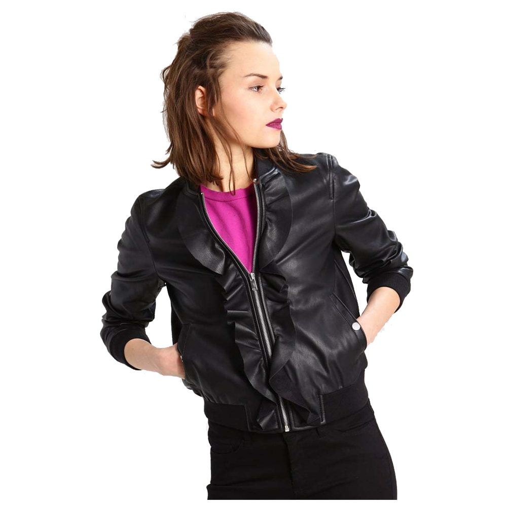 VESTE MODE EN CUIR VÉRITABLE POUR FEMMES