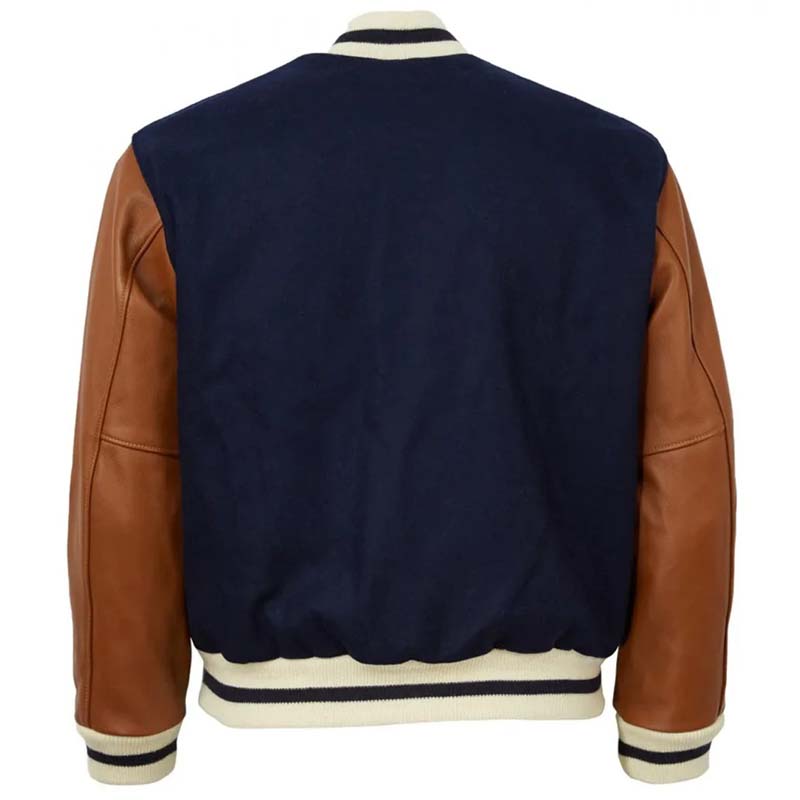 1940 NY Yankees Varsity Jacke in Blau und Braun