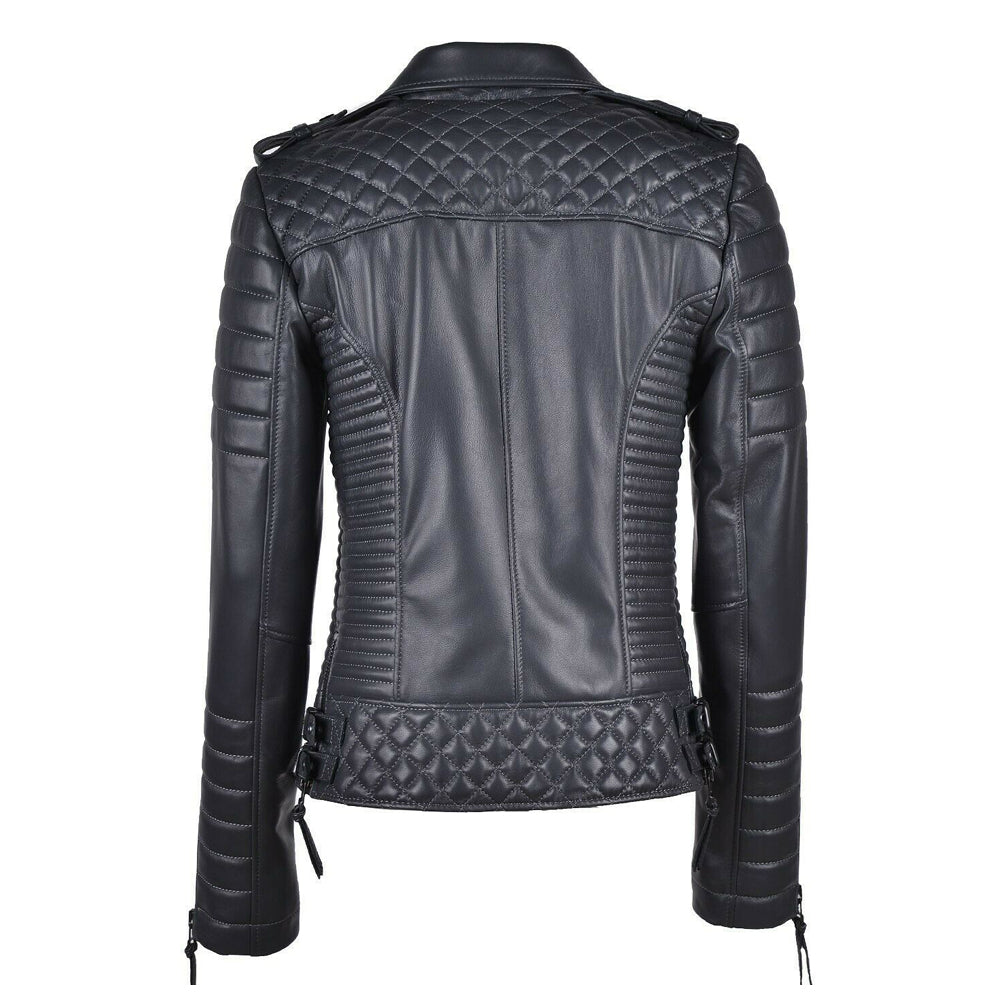 SUPERBE VESTE EN CUIR POUR FEMME