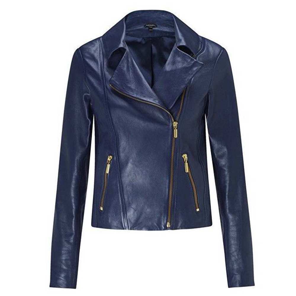 Veste de moto en cuir pour femme Ruth Langsford 