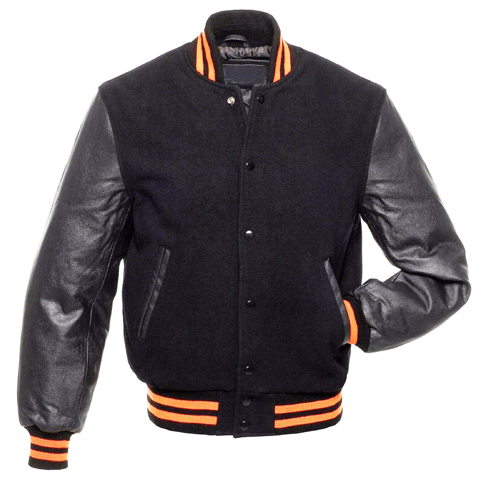 Veste de baseball multicolore style bombardier universitaire 