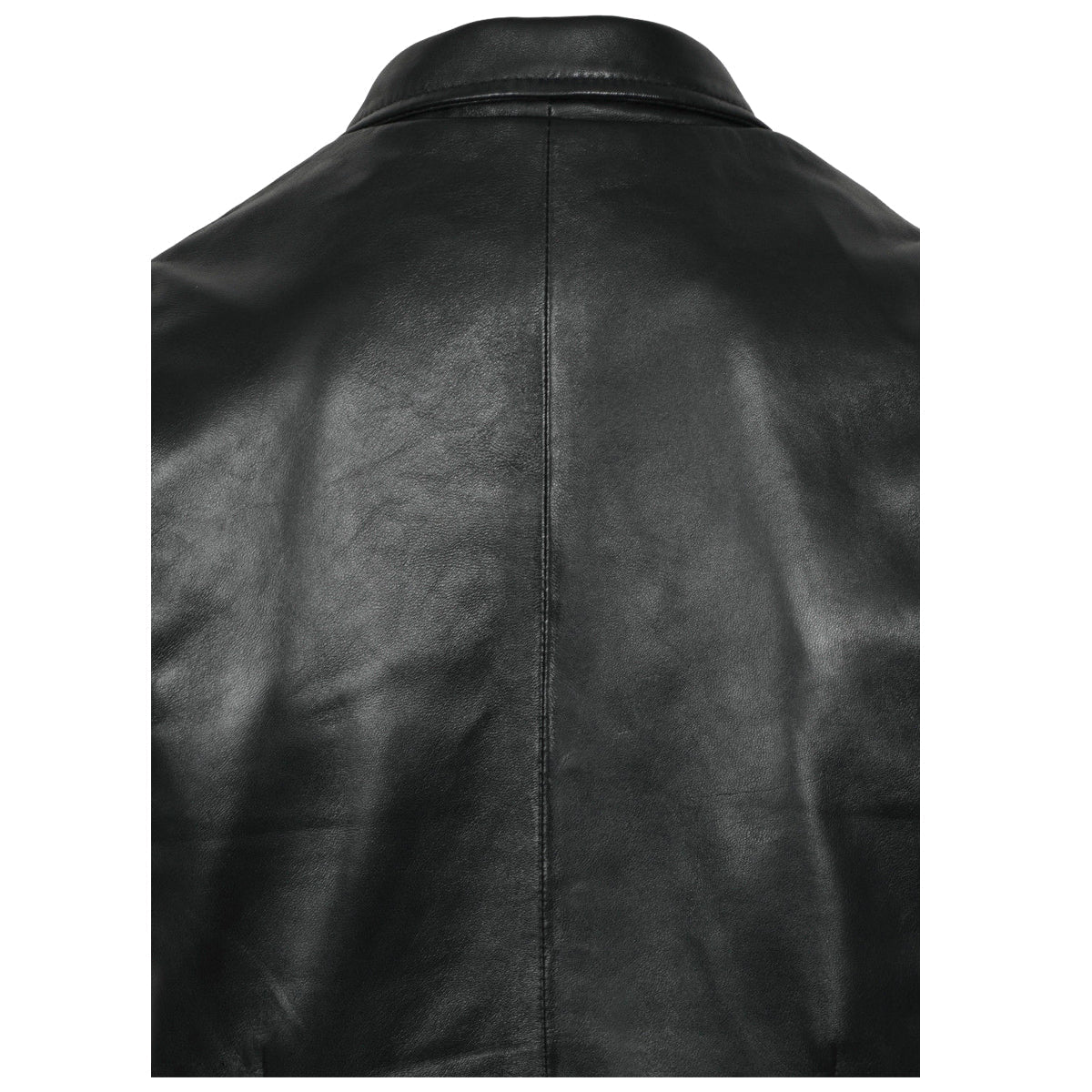 Gilet en cuir noir de qualité supérieure pour homme