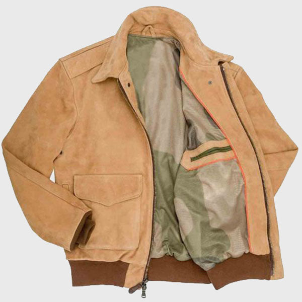 Blouson aviateur en daim A-2 Flight Gentleman Pilot