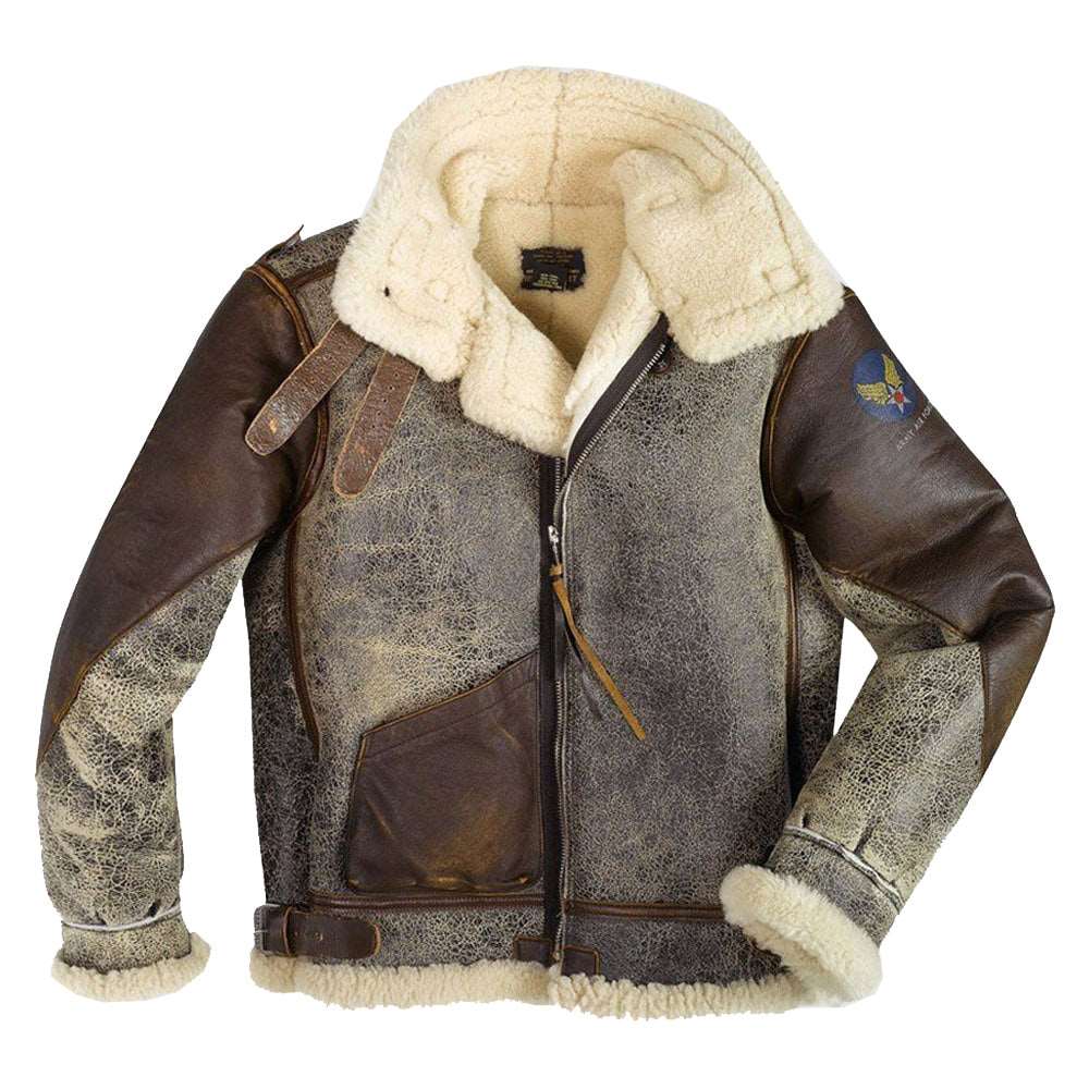 Blouson aviateur en cuir B-3 - 100 missions