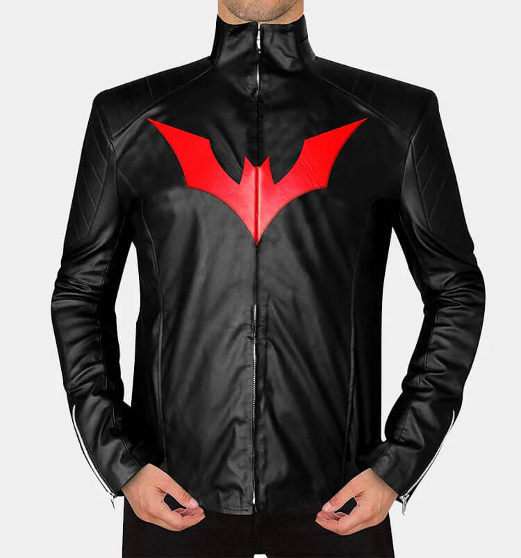 Veste en cuir de moto Batman Beyond