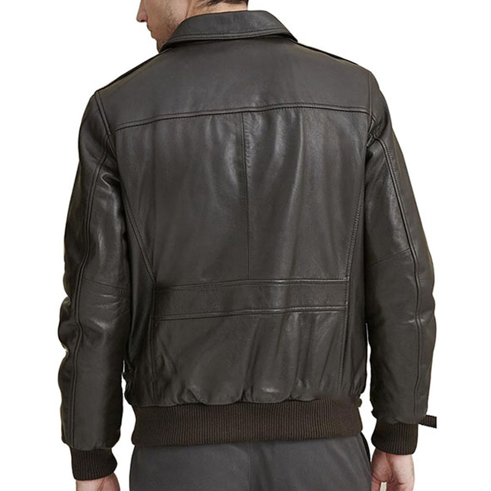 Veste aviateur marron A-2 Flight pour homme