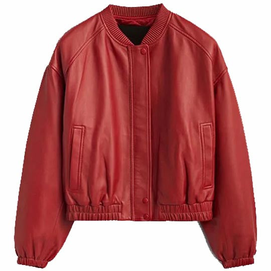 Blouson aviateur en cuir de mouton B3 RAF pour femme