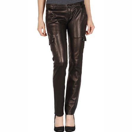 Pantalon en cuir Urbane Haute pour femme