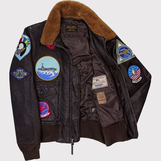 Veste G-1 authentique du film TOP GUN