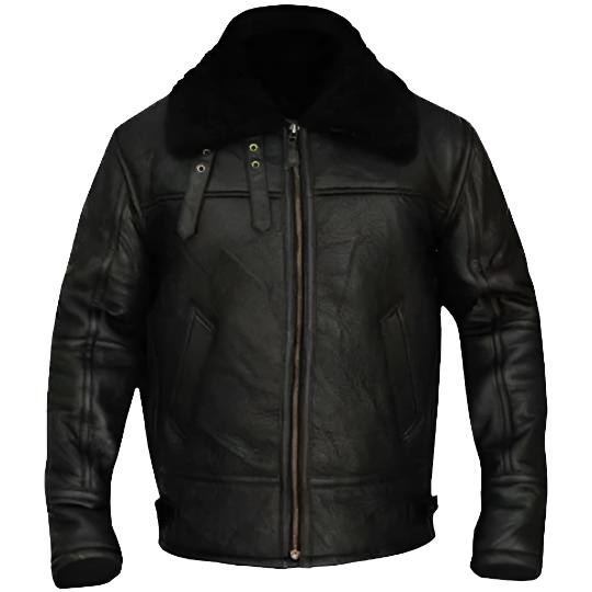 Blouson en cuir pour homme B3 Aviator Bomber