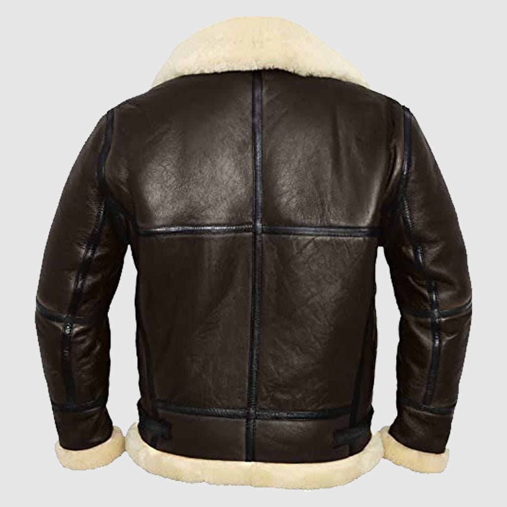 Blouson aviateur en peau de mouton B3 Bomber