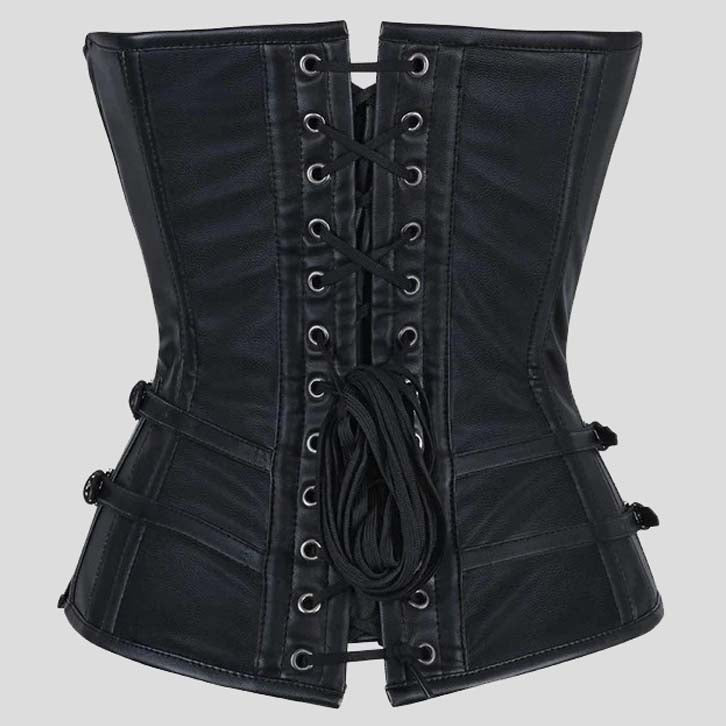 Corset en cuir nappa de mouton Cerys