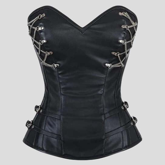 Corset en cuir nappa de mouton Cerys