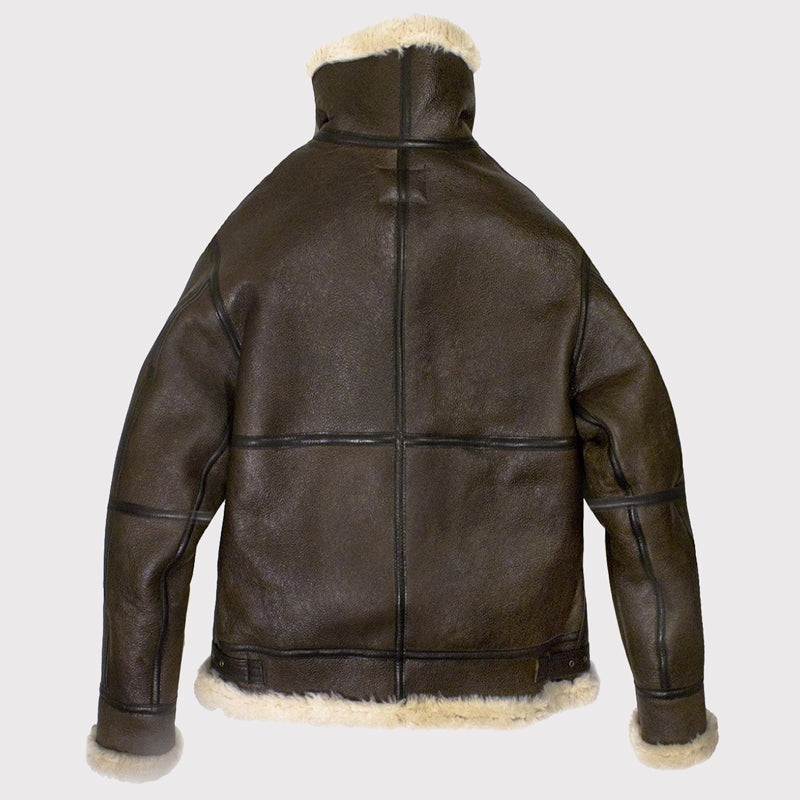 Blouson aviateur en peau de mouton B3 pour homme