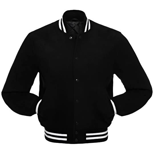 Veste universitaire en polaire noire