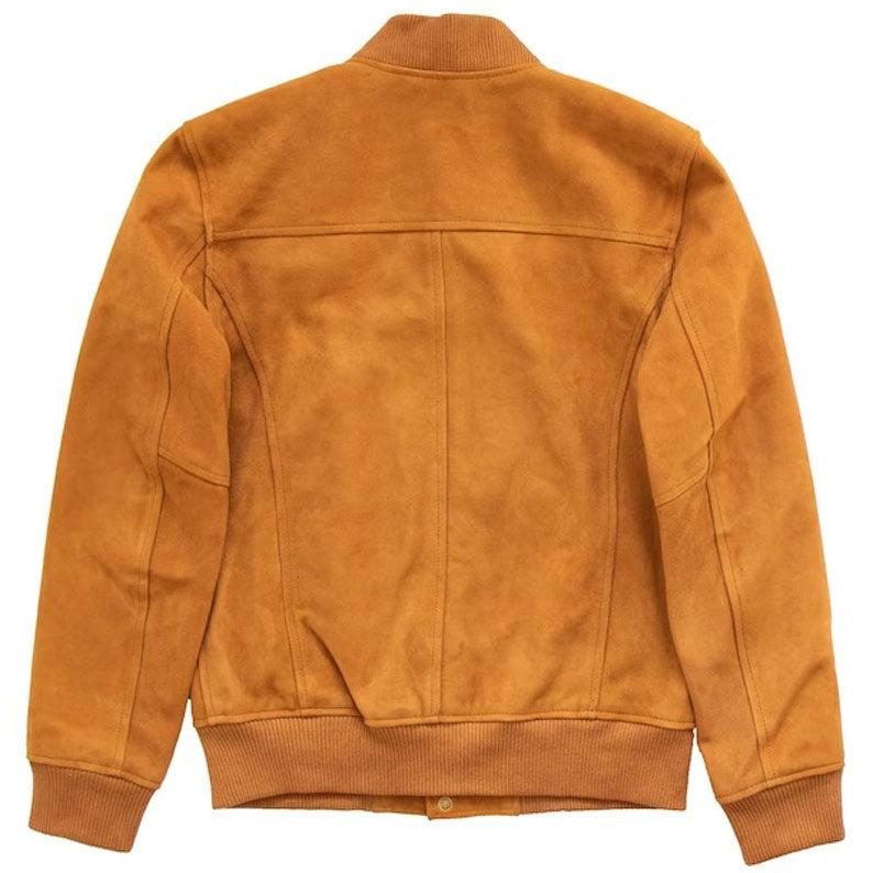 Men's Suede Leather Teddy Jacket