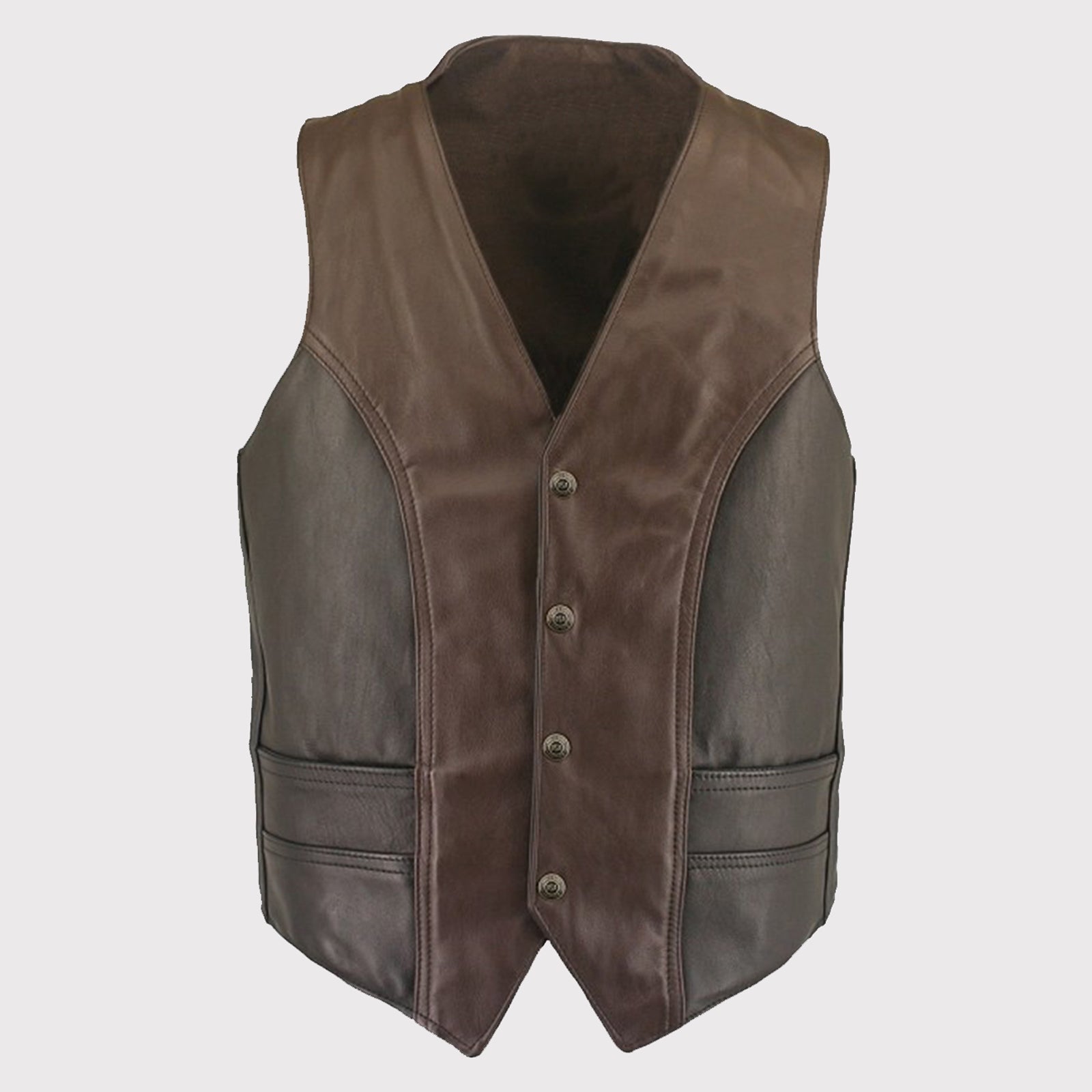 Men's Vintage Leather Vest