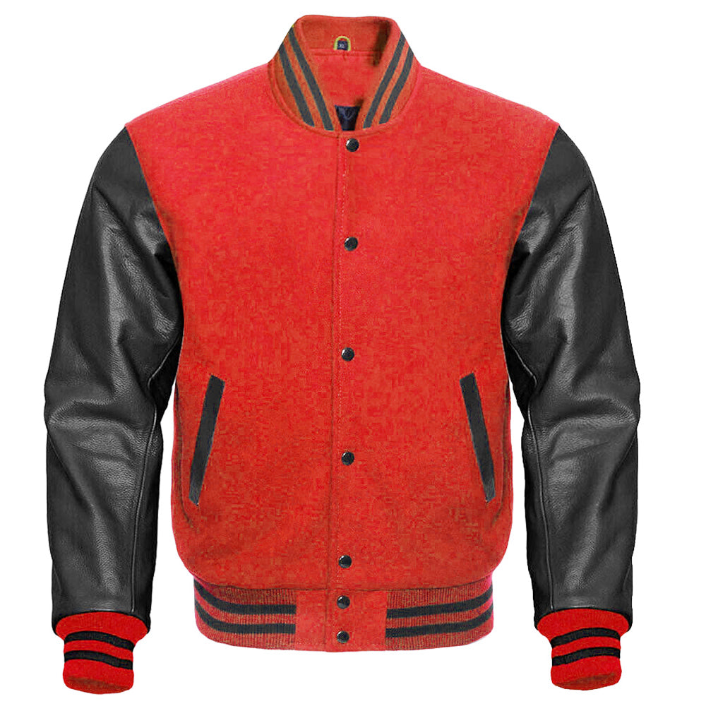 Veste de baseball multicolore style bombardier universitaire 