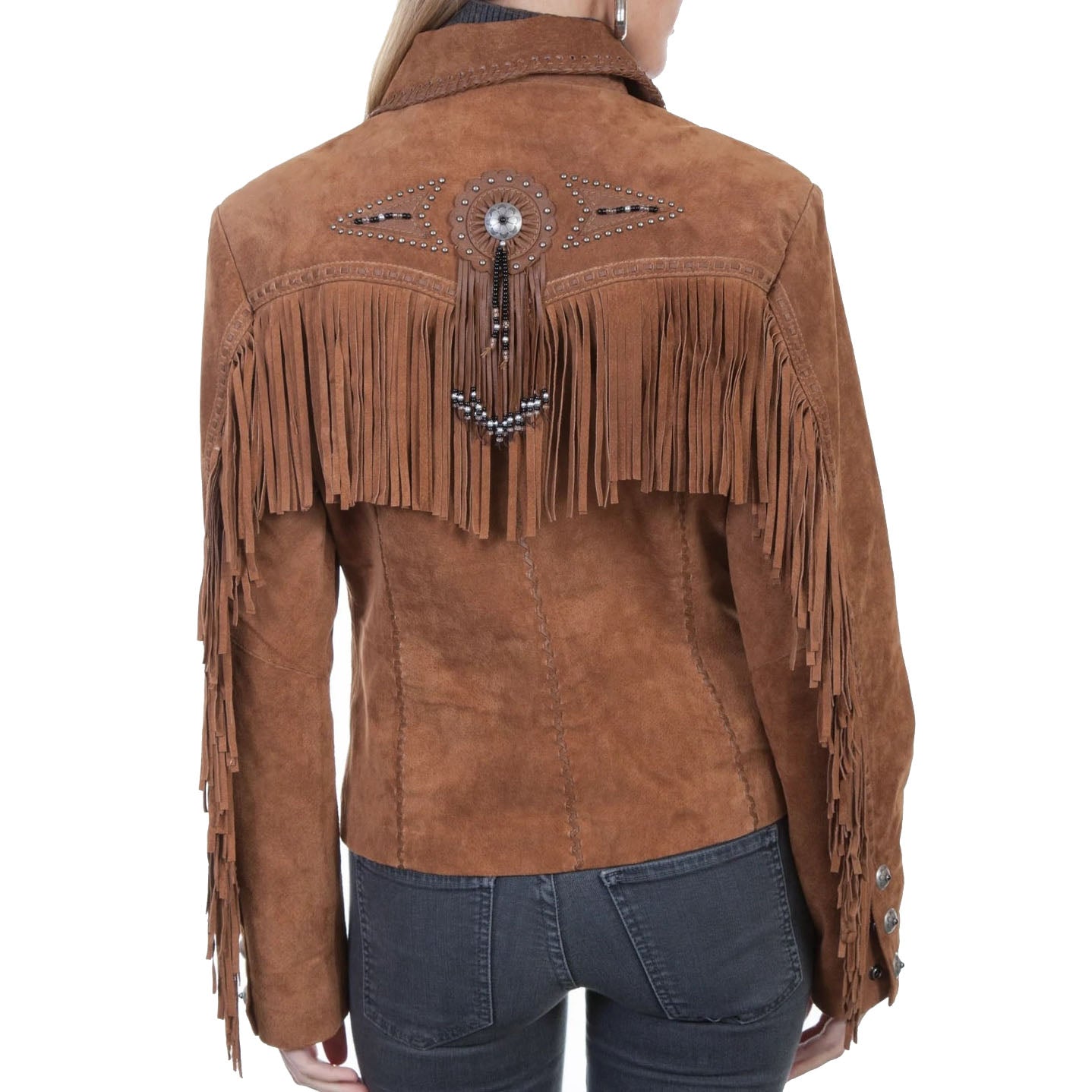 Women's Cinnamon Boar Suede Jacket